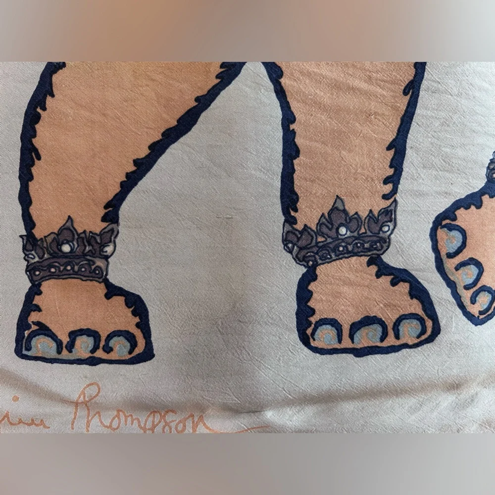 Jim Thompson Silk Elephant Scarf